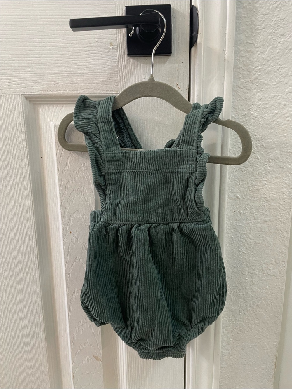 Old Navy Corduroy Bubble Romper in Dusty Green